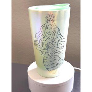 Starbucks Green Siren 50th Anniversary Ceramic Tumbler 12oz 2020 Limited Edition